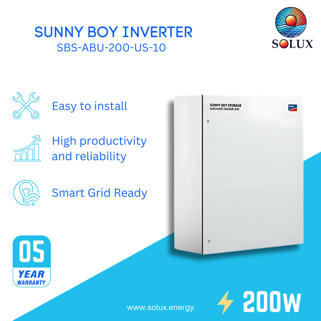 This is an image of SMA Sunny Boy Inverter 200Watt Automatic Back-Up Storage Inverter